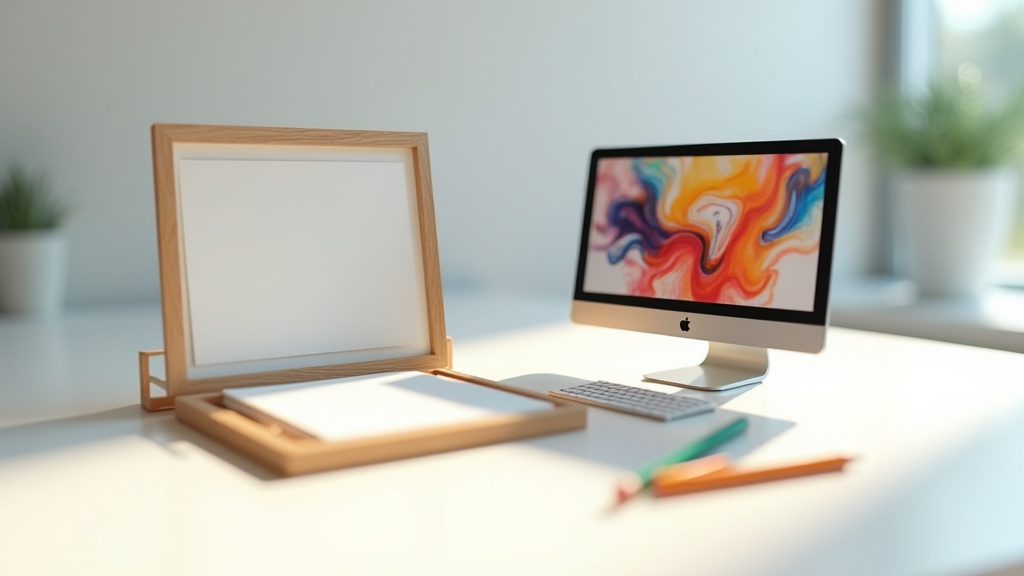 Étudiant travaillant sur un projet d'infographie avec ordinateur portable