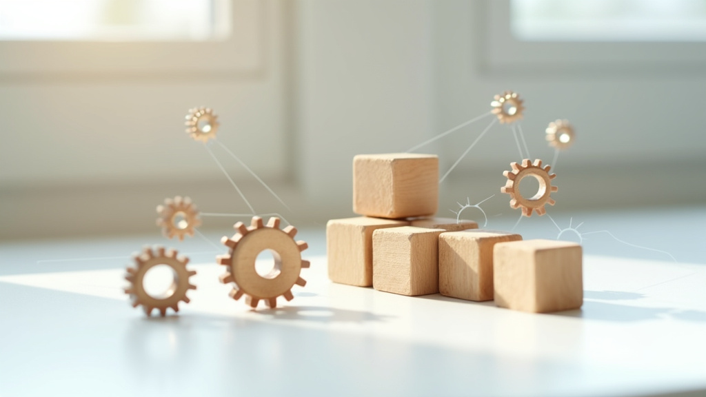Interface de logiciel de gestion d'entreprise moderne avec dashboard analytique