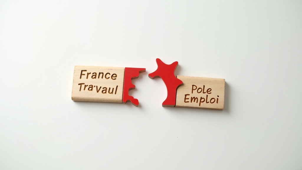 Logo France Travail en contexte d'utilisation sur différents supports